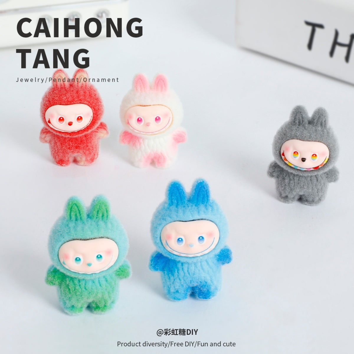 Wholesale Cartoon resin cute small ornaments DIY accessories